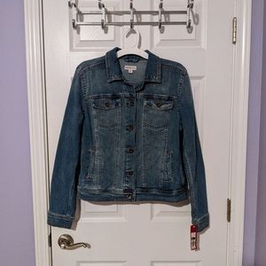 NWT Merona blue denim jean jacket size medium